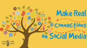 make real connections on social media