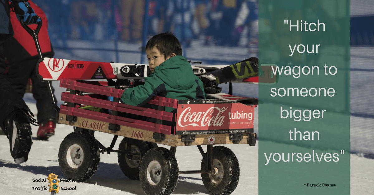 Hitch Your Wagon to Someone Bigger Than Yourselves Sally Hendrick